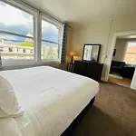 Downtown Digs-View Of The City! Stay Above Local Restaurants And Nightlife, Posh Amenities Heated Toilet Seat, Oversized Rain Shower Head In Glass Shower, In-Unit Laundry, One Garage Parking Spot