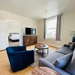 Downtown Digs-View Of The City! Stay Above Local Restaurants And Nightlife, Posh Amenities Heated Toilet Seat, Oversized Rain Shower Head In Glass Shower, In-Unit Laundry, One Garage Parking Spot