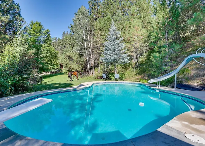 Mountain Cabin With Pool At Flowing Springs Ranch!