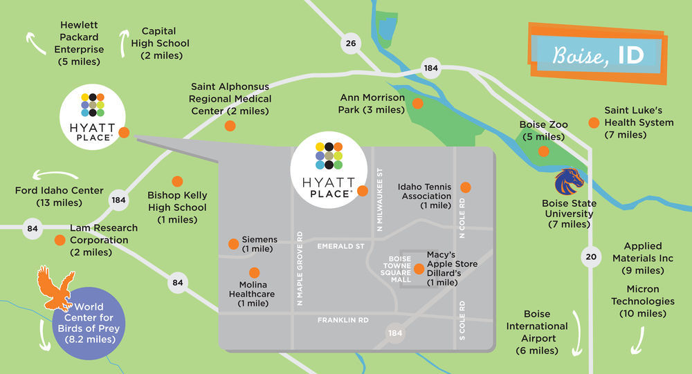 Hyatt Place Boise/towne Square 3* Boise